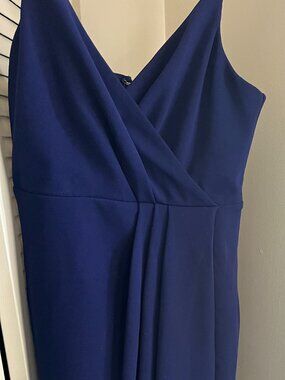 Blue Lulu's Tulip Sleeveless Semi Formal Dress